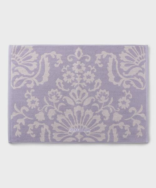 LAURA ASHLEY/ローラ アシュレイ マドックス柄 コットンタオルマット パープル(181) 00(FREE) LAURA ASHLEY/ローラ アシュレイ マドックス柄 コットンタオルマット パープル(181) 00(FREE)