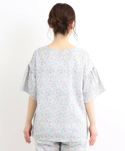 LAURA ASHLEY / ローラ アシュレイ ルームウェア | シャーストン柄 ダブルガーゼ生地パジャマ | 詳細15