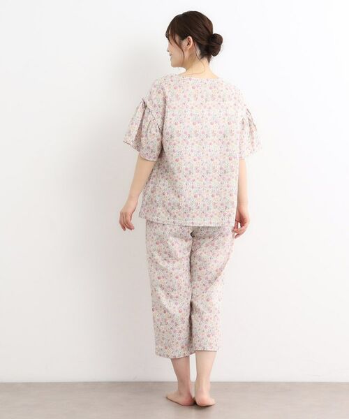 LAURA ASHLEY / ローラ アシュレイ ルームウェア | シャーストン柄 ダブルガーゼ生地パジャマ | 詳細7