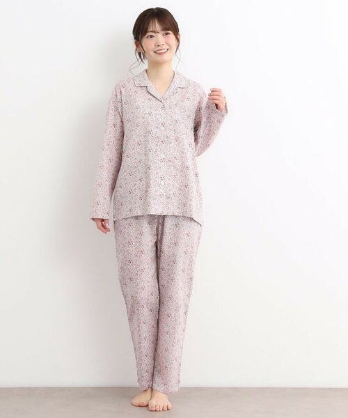 LAURA ASHLEY/ローラ アシュレイ ラヴァトンディツィ柄 アムンゼン生地ルームウェア ピンク(171) 00(FREE) LAURA ASHLEY/ローラ アシュレイ ラヴァトンディツィ柄 アムンゼン生地ルームウェア ピンク(171) 00(FREE)