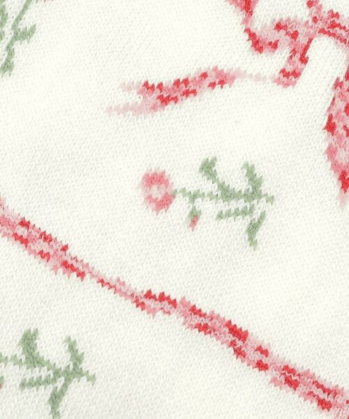 LAURA ASHLEY / ローラ アシュレイ ソックス | 【日本製】ラークフィールドリボン柄 靴下 | 詳細4