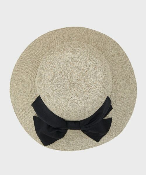 LAURA ASHLEY / ローラ アシュレイ ハット | 【お手入れ簡単／洗える】バックリボン キャプリーヌハット | 詳細3