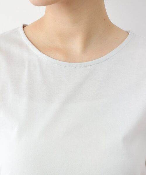 LAURA ASHLEY / ローラ アシュレイ Tシャツ | 【洗える／コットン100％/日本製／袖レース】デザインTシャツ | 詳細16