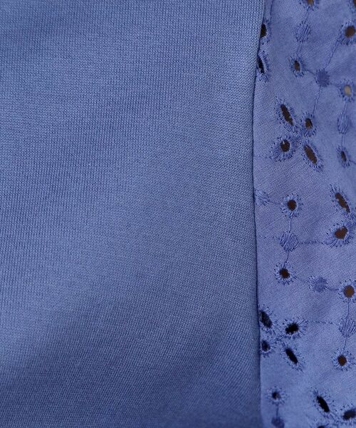 LAURA ASHLEY / ローラ アシュレイ Tシャツ | 【洗える／コットン100％/日本製／袖レース】デザインTシャツ | 詳細8