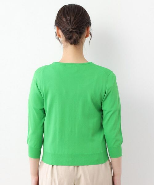 LAURA ASHLEY / ローラ アシュレイ カーディガン・ボレロ | 【接触冷感/UVカット/装飾クリアボタン】 ベーシックカーディガン | 詳細19