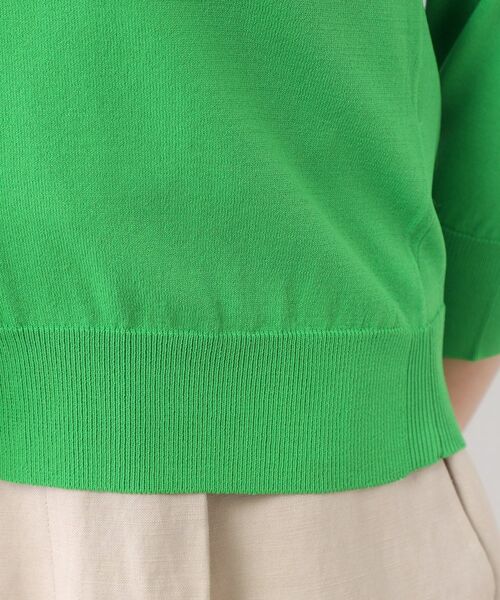 LAURA ASHLEY / ローラ アシュレイ カーディガン・ボレロ | 【接触冷感/UVカット/装飾クリアボタン】 ベーシックカーディガン | 詳細22