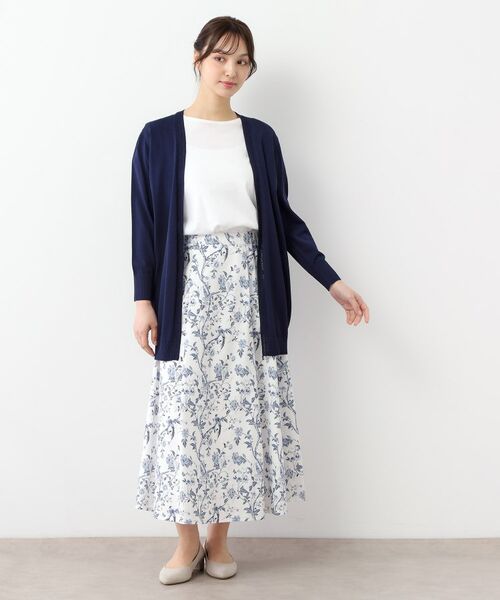 LAURA ASHLEY / ローラ アシュレイ カーディガン・ボレロ | 【UVカット/接触冷感/アイレット入り／ミドル丈】トッパーカーディガン | 詳細11