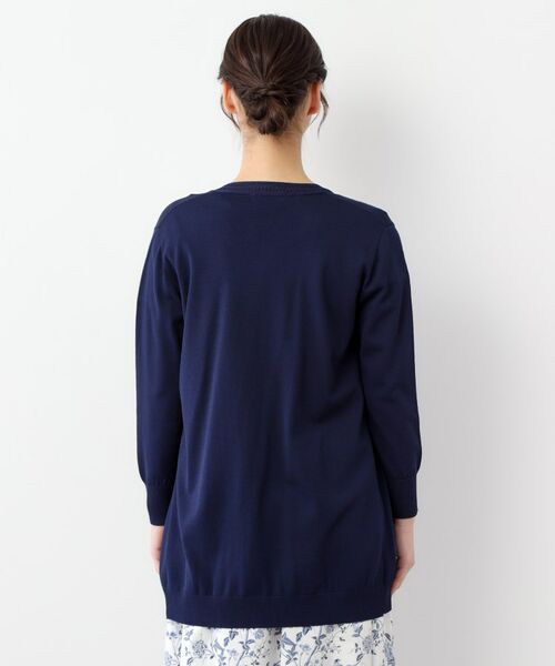 LAURA ASHLEY / ローラ アシュレイ カーディガン・ボレロ | 【UVカット/接触冷感/アイレット入り／ミドル丈】トッパーカーディガン | 詳細15