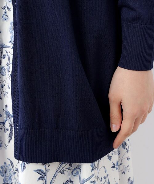 LAURA ASHLEY / ローラ アシュレイ カーディガン・ボレロ | 【UVカット/接触冷感/アイレット入り／ミドル丈】トッパーカーディガン | 詳細18