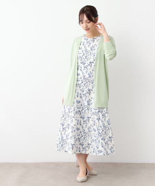 LAURA ASHLEY / ローラ アシュレイ カーディガン・ボレロ | 【UVカット/接触冷感/アイレット入り／ミドル丈】トッパーカーディガン | 詳細7