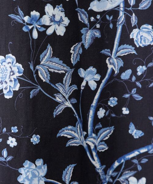 LAURA ASHLEY / ローラ アシュレイ ロング・マキシ丈ワンピース | 【WEB限定カラーあり/コットン100%】サマーパレス柄 タイプライターワンピース | 詳細12