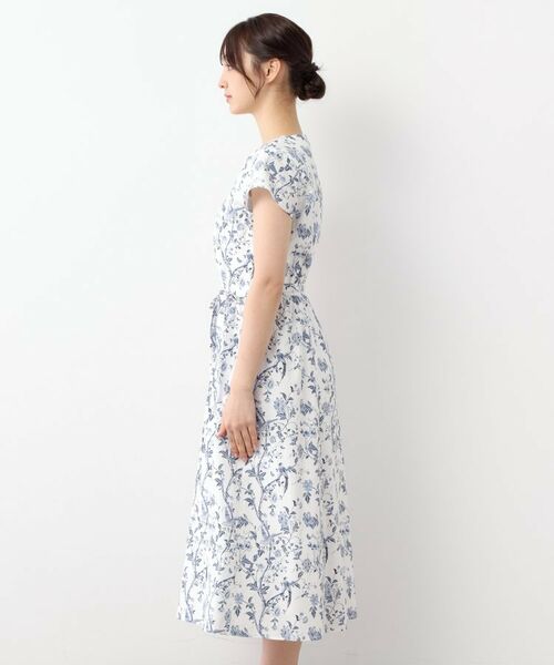 LAURA ASHLEY / ローラ アシュレイ ロング・マキシ丈ワンピース | 【WEB限定カラーあり/コットン100%】サマーパレス柄 タイプライターワンピース | 詳細18