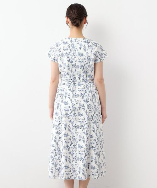 LAURA ASHLEY / ローラ アシュレイ ロング・マキシ丈ワンピース | 【WEB限定カラーあり/コットン100%】サマーパレス柄 タイプライターワンピース | 詳細19