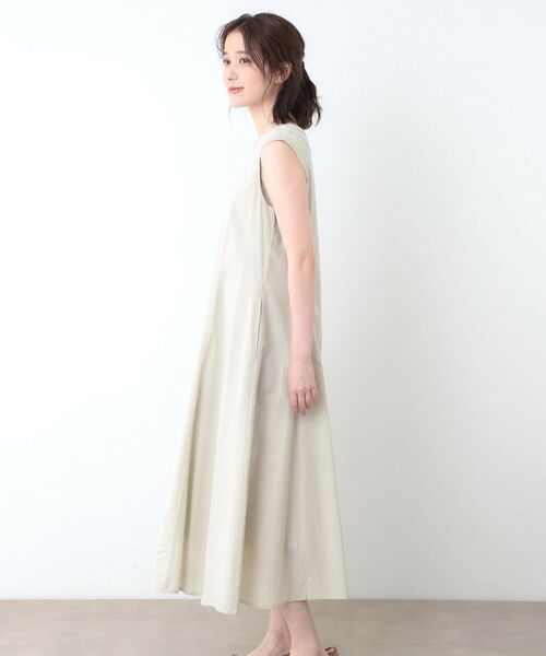 LAURA ASHLEY / ローラ アシュレイ ロング・マキシ丈ワンピース | 【コットン100%/インド綿/刺繍入り】Vネックワンピース | 詳細14