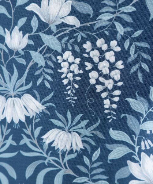 LAURA ASHLEY / ローラ アシュレイ ミニ丈・ひざ丈ワンピース | 【WEB限定／M～LL3サイズ／ジャージ素材】パルテール柄 ワンピース | 詳細11