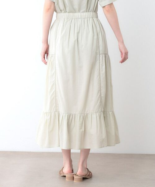 LAURA ASHLEY / ローラ アシュレイ ロング・マキシ丈スカート | 【ウエストゴム／SETUP可／100％／インド綿】 フリルスカート | 詳細11