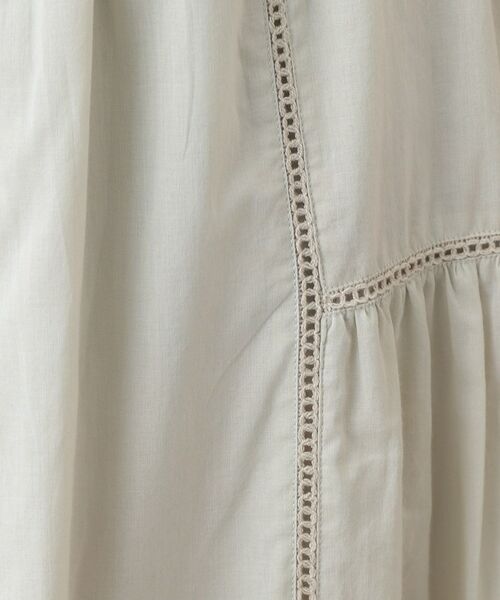 LAURA ASHLEY / ローラ アシュレイ ロング・マキシ丈スカート | 【ウエストゴム／SETUP可／100％／インド綿】 フリルスカート | 詳細8