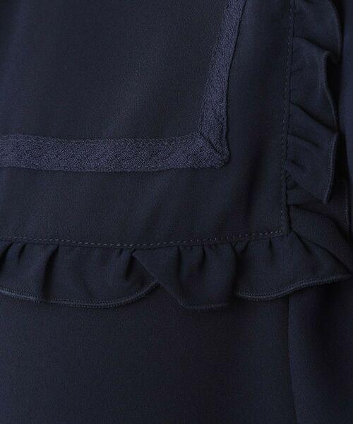 LAURA ASHLEY / ローラ アシュレイ シャツ・ブラウス | 【ミニフリル／比翼前立】 デザインブラウス | 詳細8