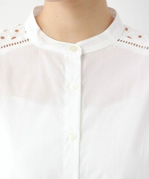 LAURA ASHLEY / ローラ アシュレイ シャツ・ブラウス | 【人気デザイン！コットン100％／袖レース／羽織りに使える】コットンブラウス | 詳細12