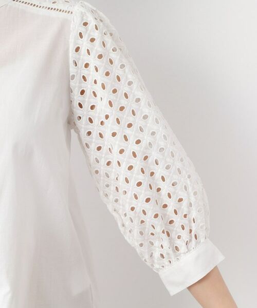 LAURA ASHLEY / ローラ アシュレイ シャツ・ブラウス | 【人気デザイン！コットン100％／袖レース／羽織りに使える】コットンブラウス | 詳細13
