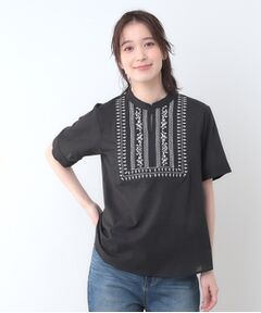LAURA ASHLEY / ローラ アシュレイ シャツ・ブラウス | 【SETUP可／コットン100％／インド綿／刺繍入り】デザインブラウス
