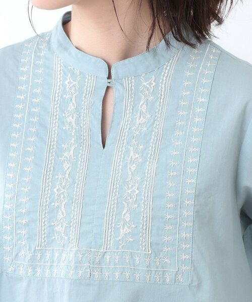 LAURA ASHLEY / ローラ アシュレイ シャツ・ブラウス | 【SETUP可／コットン100％／インド綿／刺繍入り】デザインブラウス | 詳細16