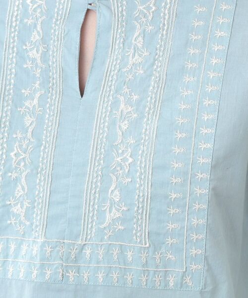 LAURA ASHLEY / ローラ アシュレイ シャツ・ブラウス | 【SETUP可／コットン100％／インド綿／刺繍入り】デザインブラウス | 詳細4