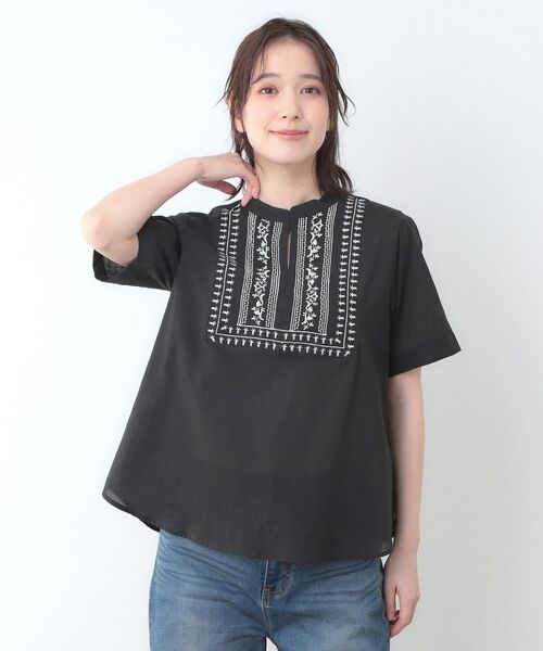 LAURA ASHLEY / ローラ アシュレイ シャツ・ブラウス | 【SETUP可／コットン100％／インド綿／刺繍入り】デザインブラウス | 詳細5