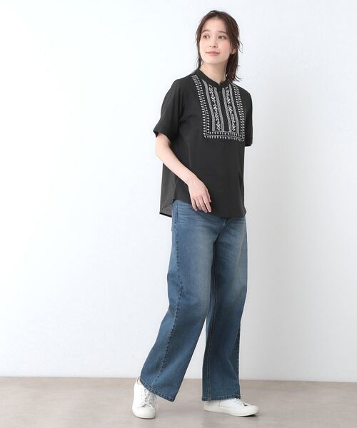 LAURA ASHLEY / ローラ アシュレイ シャツ・ブラウス | 【SETUP可／コットン100％／インド綿／刺繍入り】デザインブラウス | 詳細6