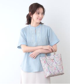 LAURA ASHLEY / ローラ アシュレイ トートバッグ | エルストンガーデン柄 トートバッグ