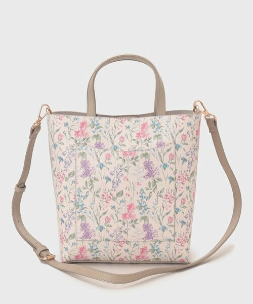 LAURA ASHLEY / ローラ アシュレイ トートバッグ | エルストンガーデン柄 トートバッグ | 詳細12