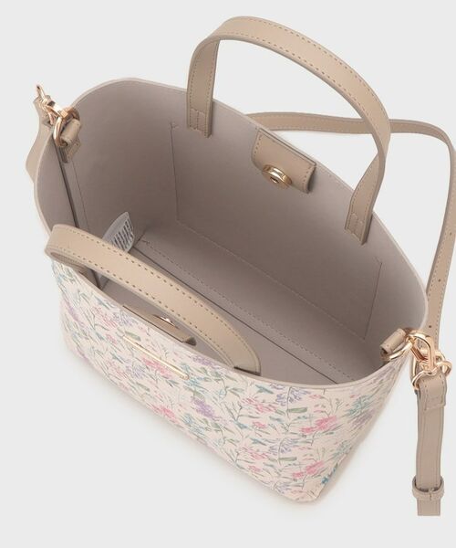 LAURA ASHLEY / ローラ アシュレイ トートバッグ | エルストンガーデン柄 トートバッグ | 詳細14