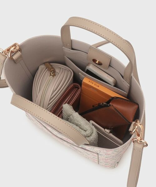 LAURA ASHLEY / ローラ アシュレイ トートバッグ | エルストンガーデン柄 トートバッグ | 詳細17