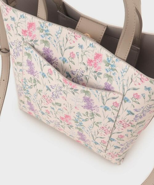 LAURA ASHLEY / ローラ アシュレイ トートバッグ | エルストンガーデン柄 トートバッグ | 詳細18