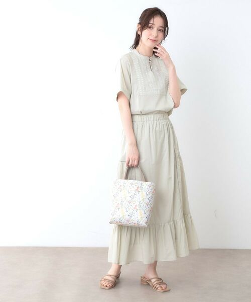 LAURA ASHLEY / ローラ アシュレイ トートバッグ | エルストンガーデン柄 トートバッグ | 詳細2