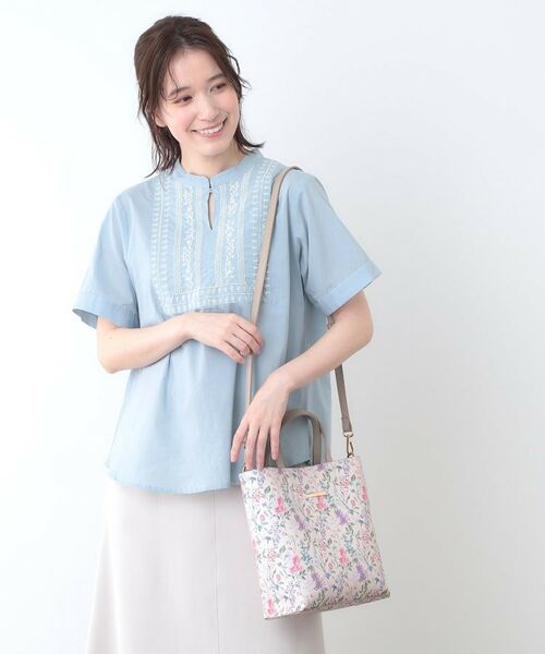 LAURA ASHLEY / ローラ アシュレイ トートバッグ | エルストンガーデン柄 トートバッグ | 詳細3