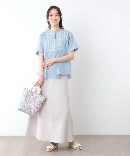 LAURA ASHLEY / ローラ アシュレイ トートバッグ | エルストンガーデン柄 トートバッグ | 詳細5