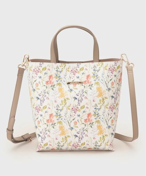 LAURA ASHLEY / ローラ アシュレイ トートバッグ | エルストンガーデン柄 トートバッグ | 詳細8