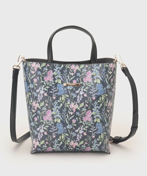 LAURA ASHLEY / ローラ アシュレイ トートバッグ | エルストンガーデン柄 トートバッグ | 詳細9