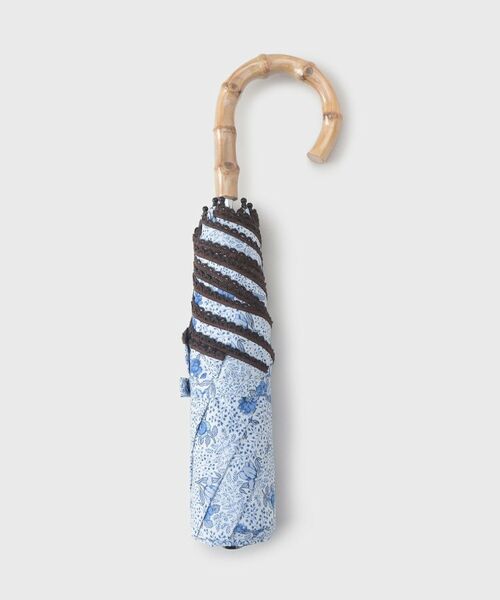 LAURA ASHLEY / ローラ アシュレイ 傘 | 【UVカット/遮熱効果/晴雨兼用】インベラレイ柄 折りたたみ傘 | 詳細2