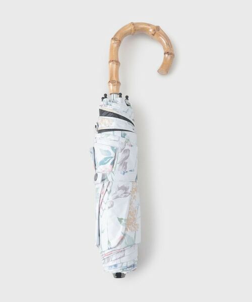 LAURA ASHLEY / ローラ アシュレイ 傘 | 【UVカット/遮熱効果/晴雨兼用】エルストン ガーデン柄 折りたたみ傘 | 詳細2