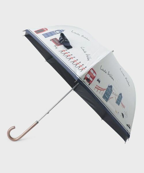 LAURA ASHLEY / ローラ アシュレイ 傘 | 【STORY掲載！/UVカット/遮熱効果/晴雨兼用】ロンドン柄 長傘 | 詳細1