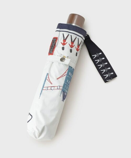 LAURA ASHLEY / ローラ アシュレイ 傘 | 【UVカット/遮熱効果/晴雨兼用】ロンドン柄 折りたたみ傘 | 詳細3