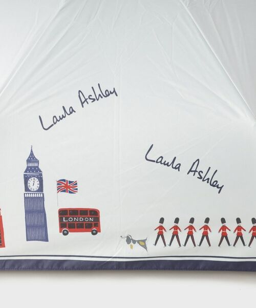 LAURA ASHLEY / ローラ アシュレイ 傘 | 【UVカット/遮熱効果/晴雨兼用】ロンドン柄 折りたたみ傘 | 詳細5