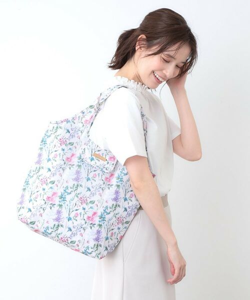 LAURA ASHLEY / ローラ アシュレイ エコバッグ | 【簡易保冷】エルストンガーデン柄 マーケットトート | 詳細9