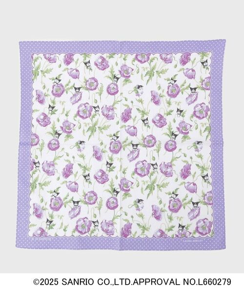 LAURA ASHLEY/ローラ アシュレイ クロミ プリントハンカチ パープル(181) 00(FREE) LAURA ASHLEY/ローラ アシュレイ クロミ プリントハンカチ パープル(181) 00(FREE)