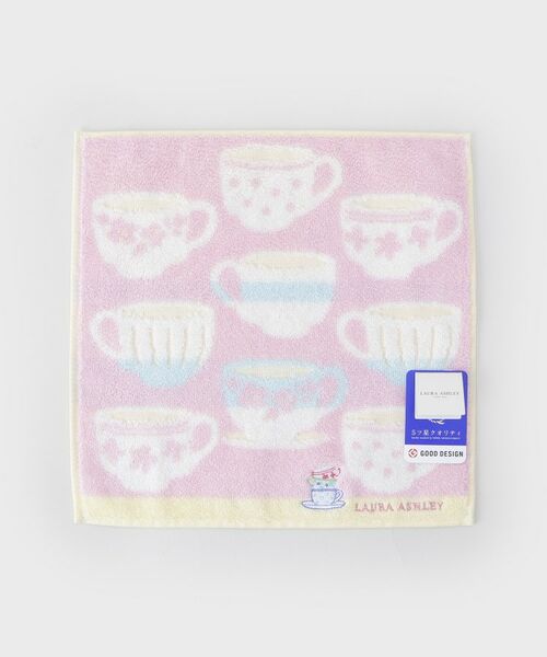 ローラアシュレイ❀花柄 スカラップ レース ハンカチ〈2枚〉【新品タグ付】 LAURA ASHLEY - ローラアシュレイ レースハンカチ〈2枚〉【新品
