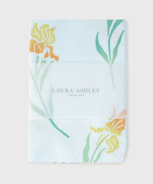 LAURA ASHLEY / ローラ アシュレイ インテリア・生活雑貨・ホビー・ステーショナリー | 【日本製／ギフトにおすすめ！】ホーリングアイリス柄 注染手ぬぐい | 詳細1