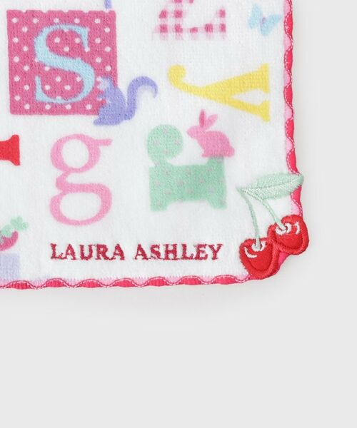 LAURA ASHLEY / ローラ アシュレイ ハンカチ | 【WEB限定／お配りギフトにおすすめ！／ラッピング資材付き】アルファベット総柄 タオルハンカチ 5枚セット | 詳細4