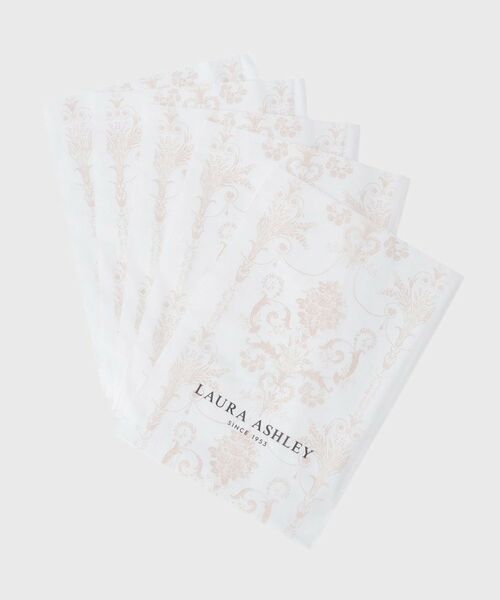 LAURA ASHLEY / ローラ アシュレイ ハンカチ | 【WEB限定／お配りギフトにおすすめ！／ラッピング資材付き】アップルブロッサム柄 タオルハンカチ 5枚セット | 詳細7